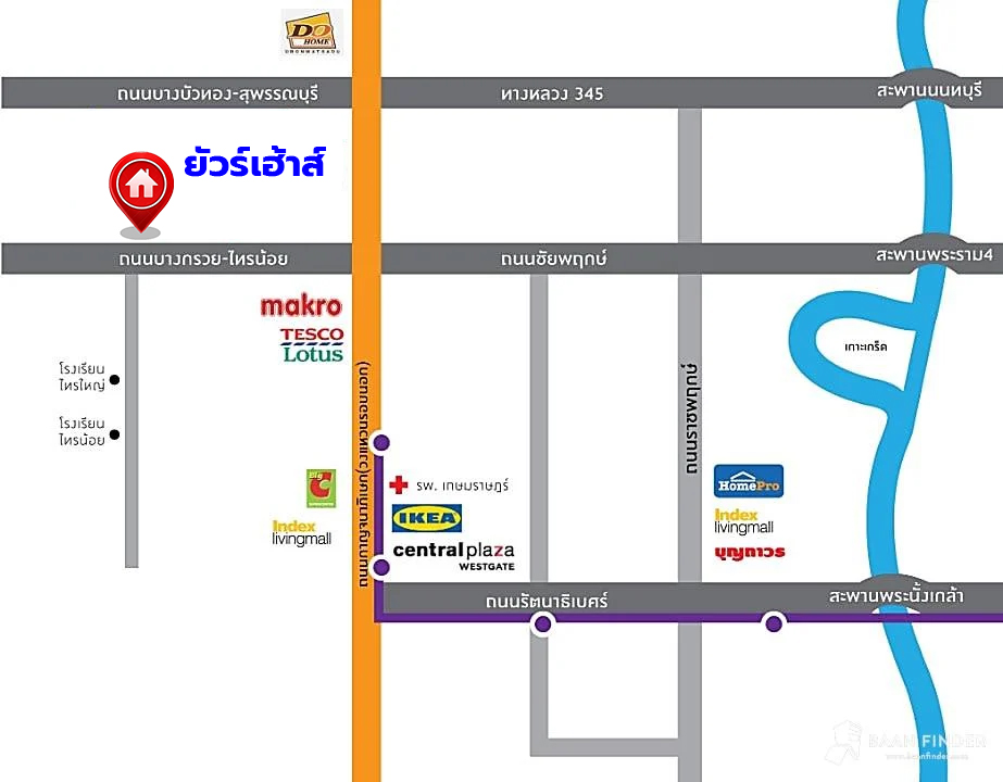 *****อาคารพาณิชย์มือสองนนทบุรี โครงการ ยัวร์เฮ้าส์ บางกรวย-ไทรน้อย เนื้อที่ 28 ตร.ว. พื้นที่ใช้สอย 250 ตร.ม. ฟังก์ชัน 3 ห้องนอน 4 ห้องน้ำ 1 ที่จอดรถ บนทำเลดีเชื่อมต่อ เชื่อมต่อถนนเทอดพระเกียรติ, ถนนจรัญสนิทวงศ์, ถนนนครอินทร์, ถนนราชพฤกษ์ และใกล้จุดขึ้นทางด่วน "ศรีรัช" ในราคาคุ้มสุดๆ